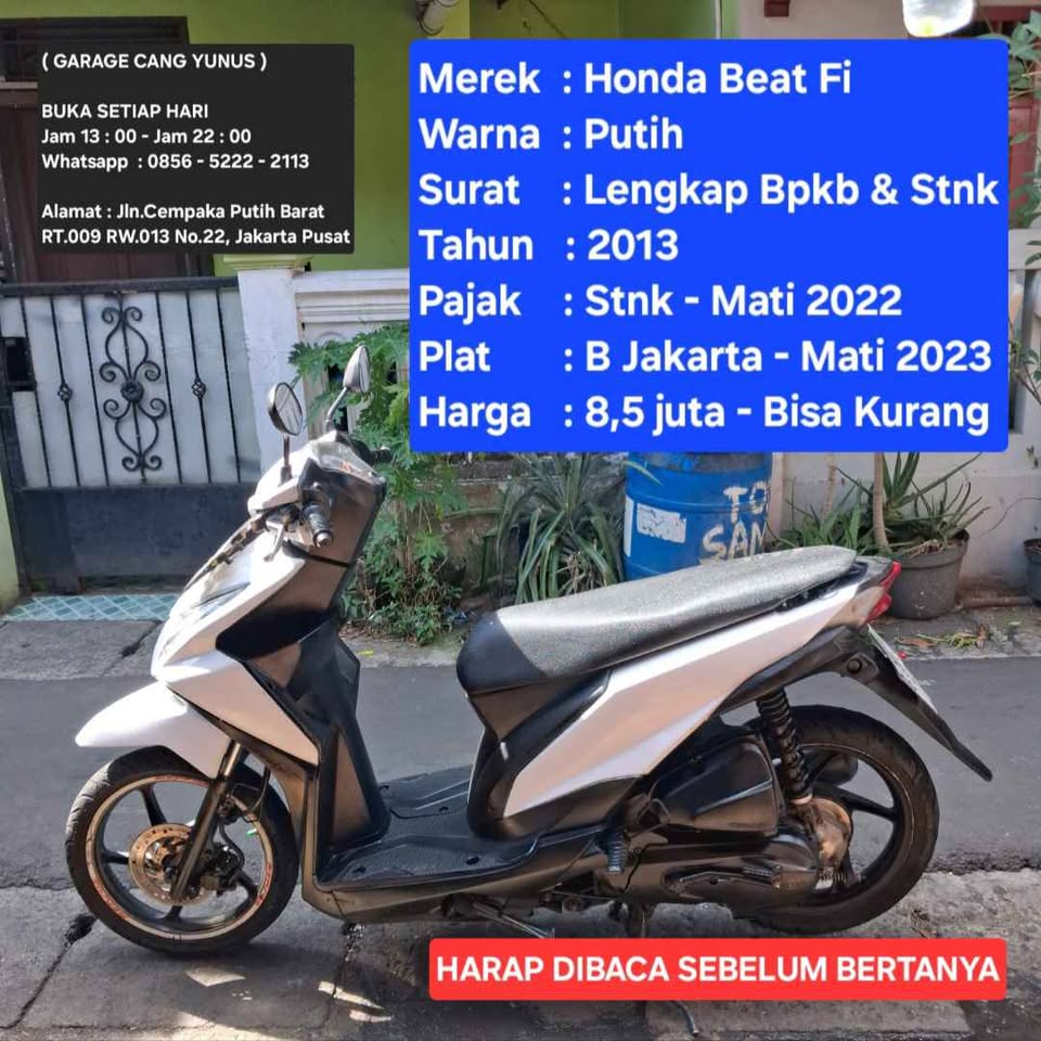 2011 Motor Bekas surat lengkap dijamin aman