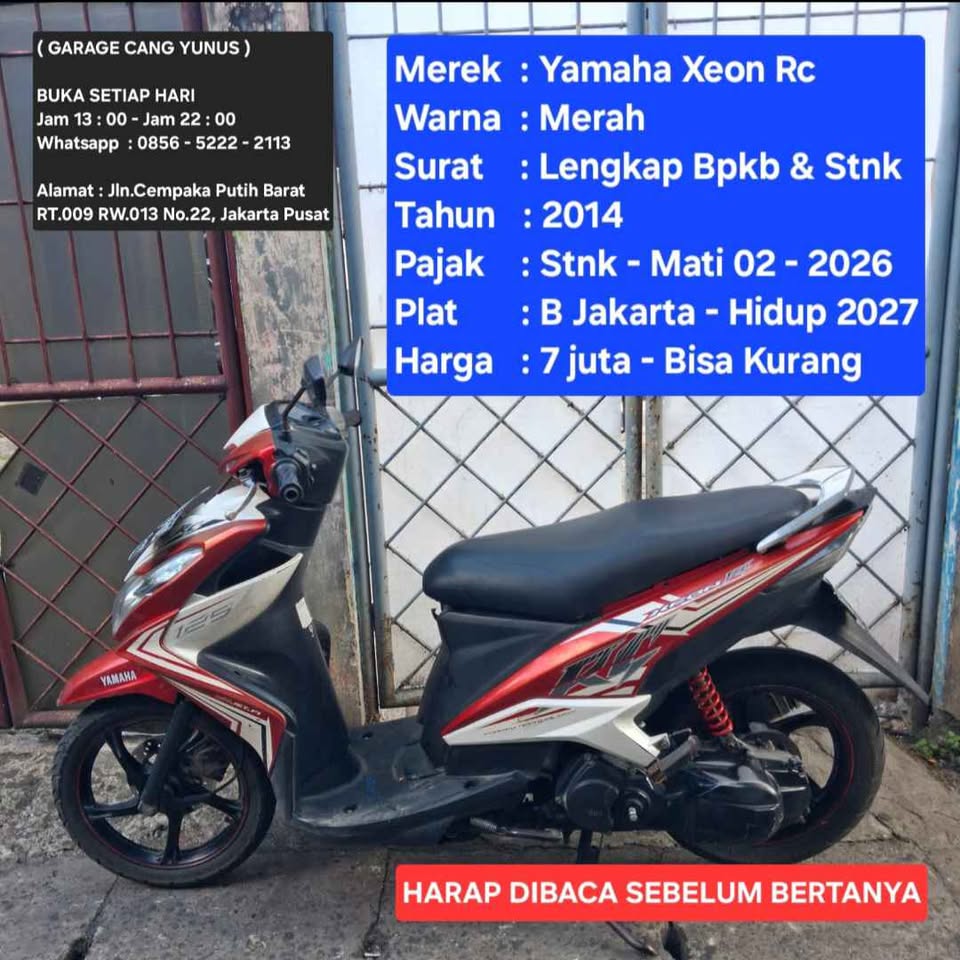2011 Motor Bekas surat lengkap dijamin aman