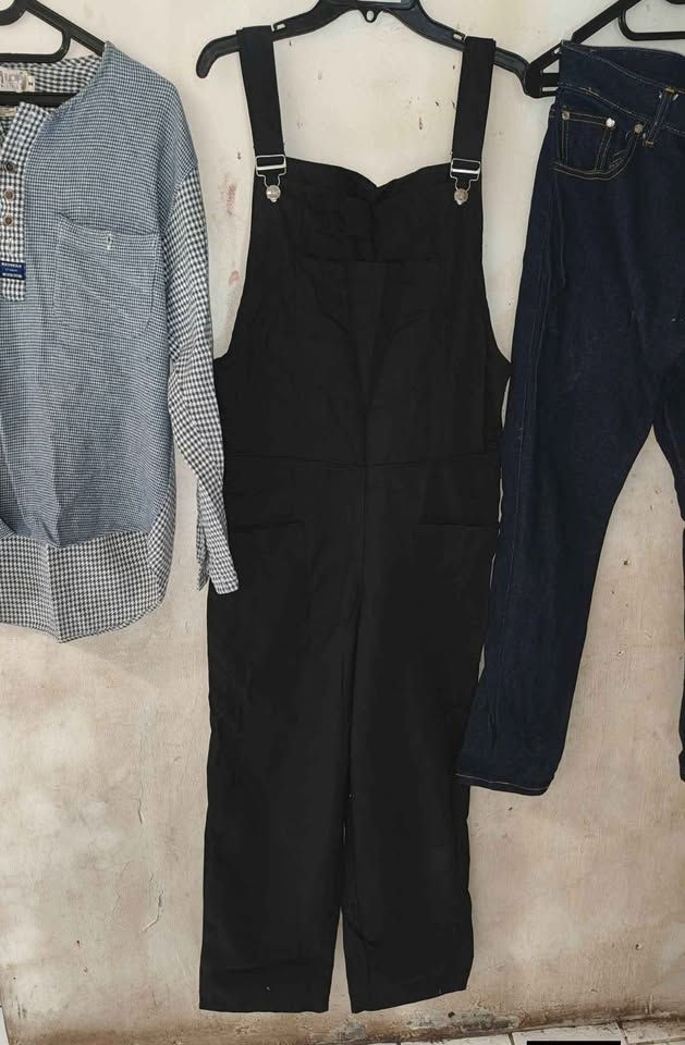 Pakaian branded murah denim jumpsuit